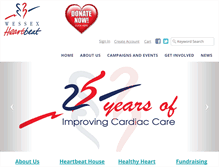 Tablet Screenshot of heartbeat.co.uk