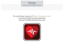 Tablet Screenshot of heartbeat.com
